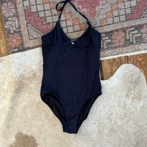 Navy Blue J. Crew One Piece Swimsuit